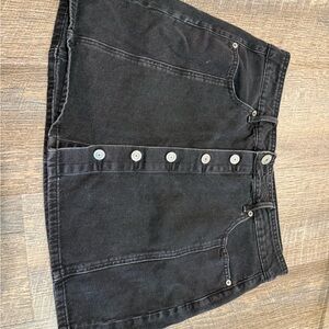 American Eagle Outfitters Black Denim Skirt